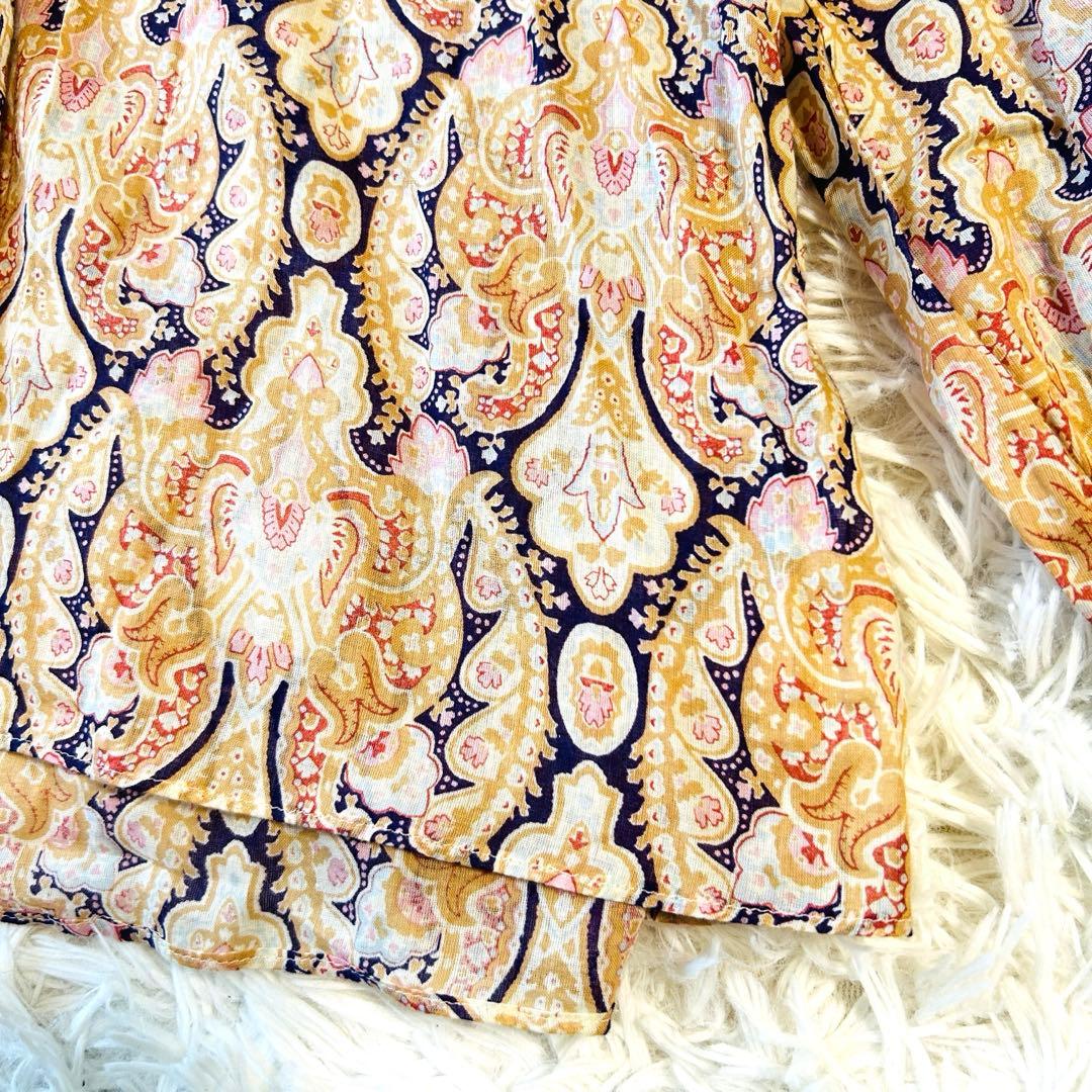 ルイヴィトン LOUIS VUITTON ブラウス シャツ 長袖 ペイズリー柄