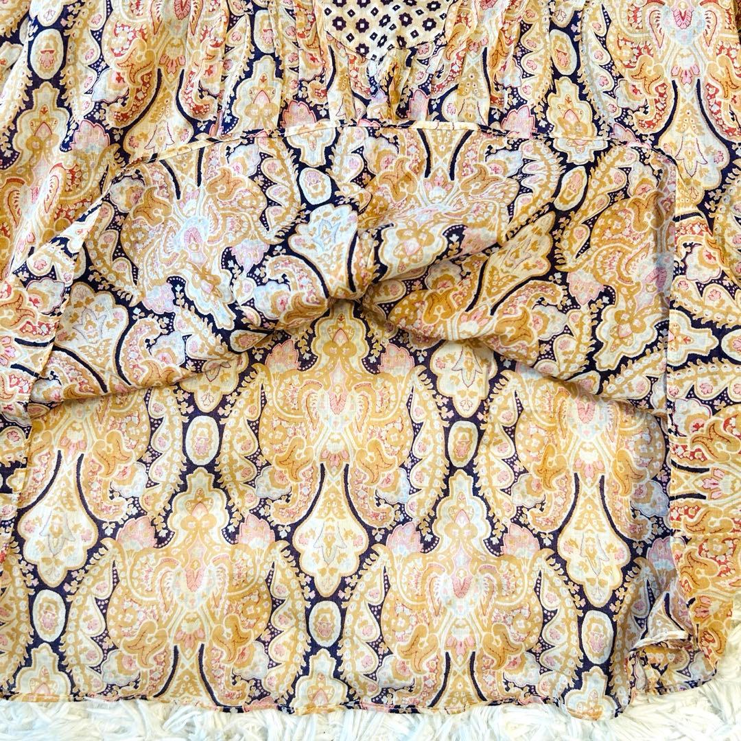 ルイヴィトン LOUIS VUITTON ブラウス シャツ 長袖 ペイズリー柄