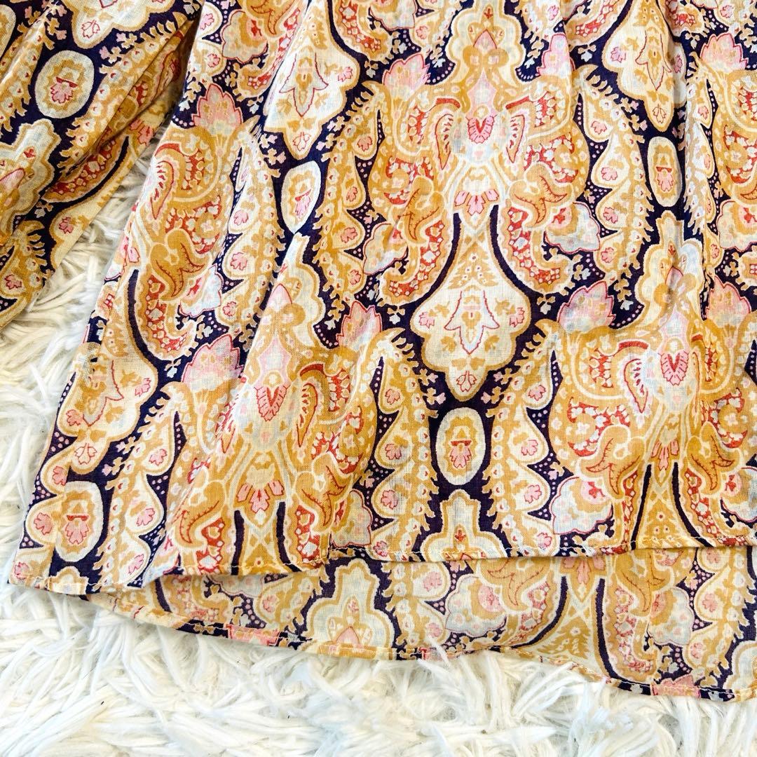 ルイヴィトン LOUIS VUITTON ブラウス シャツ 長袖 ペイズリー柄