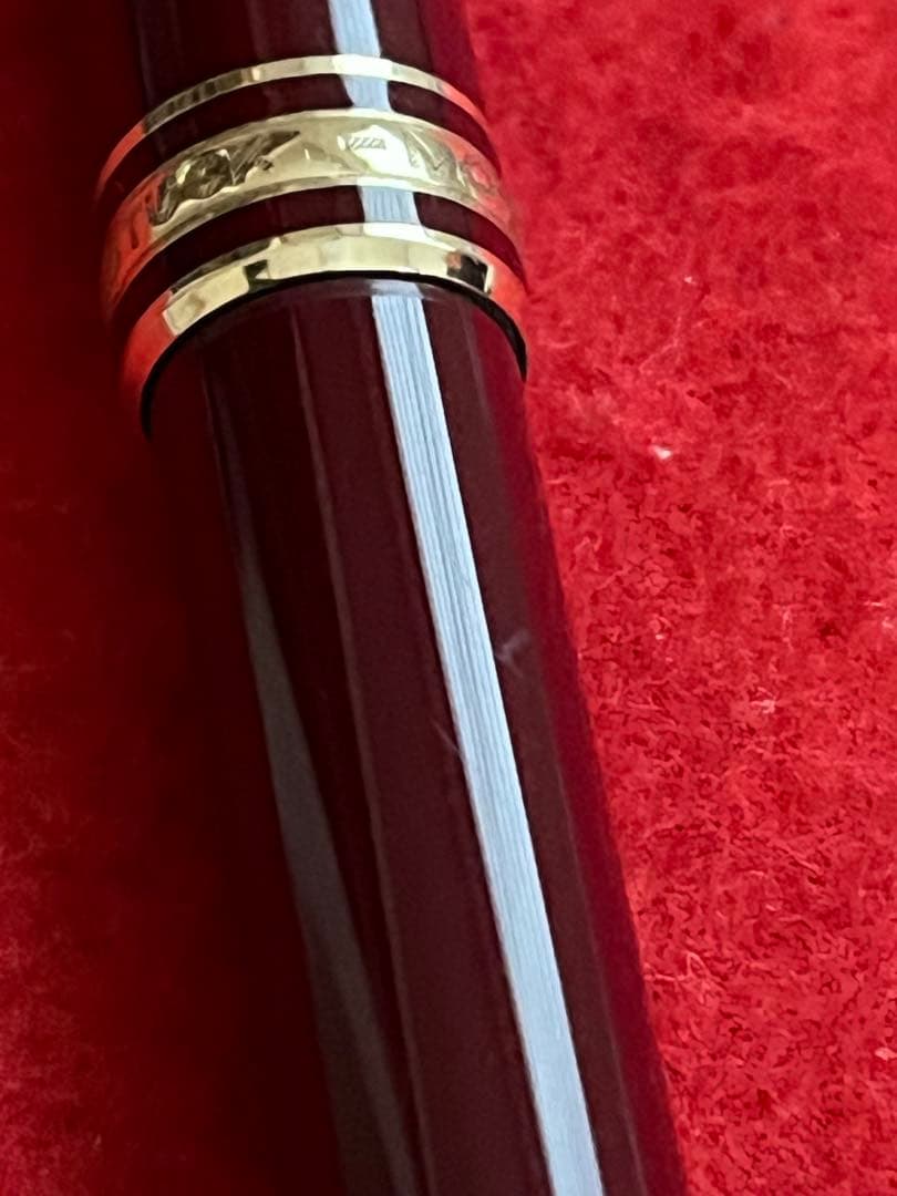 モンブランボールペン マイスターシュテュック ボルドー❗️未使用リフィル付‼️