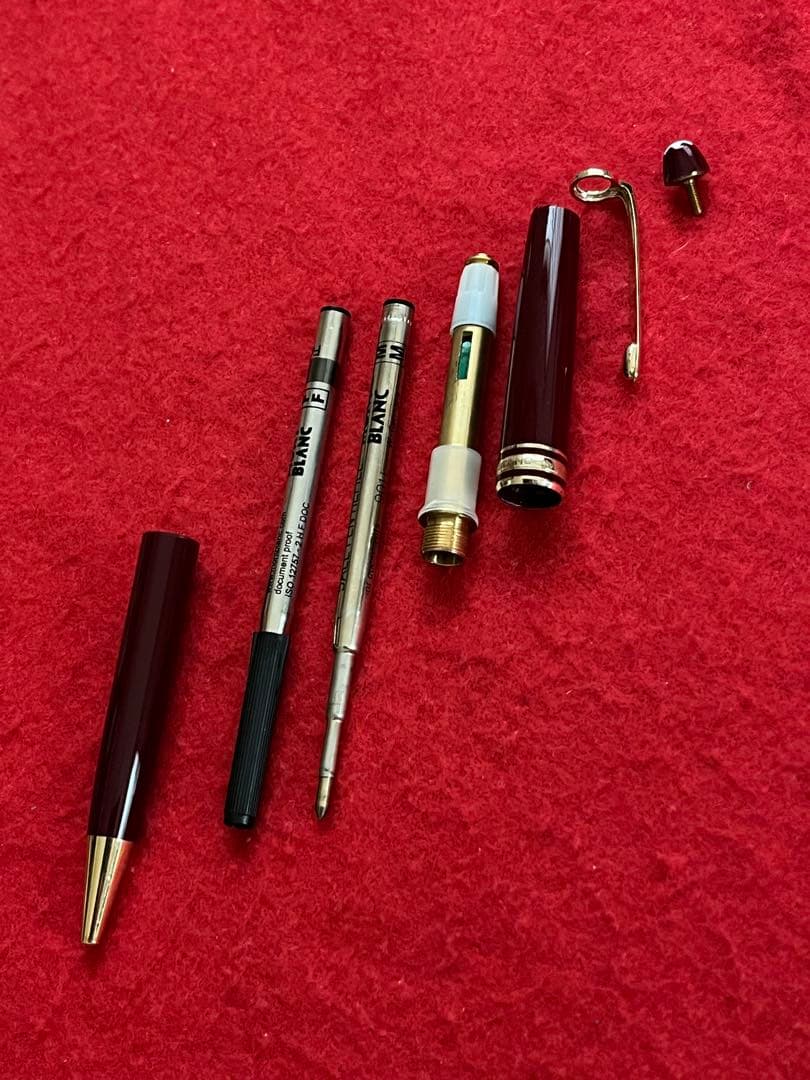 モンブランボールペン マイスターシュテュック ボルドー❗️未使用リフィル付‼️