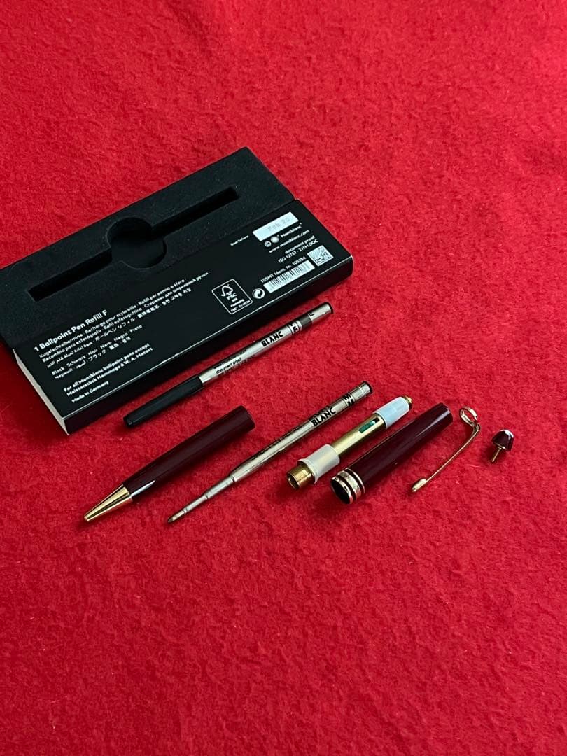 モンブランボールペン マイスターシュテュック ボルドー❗️未使用リフィル付‼️