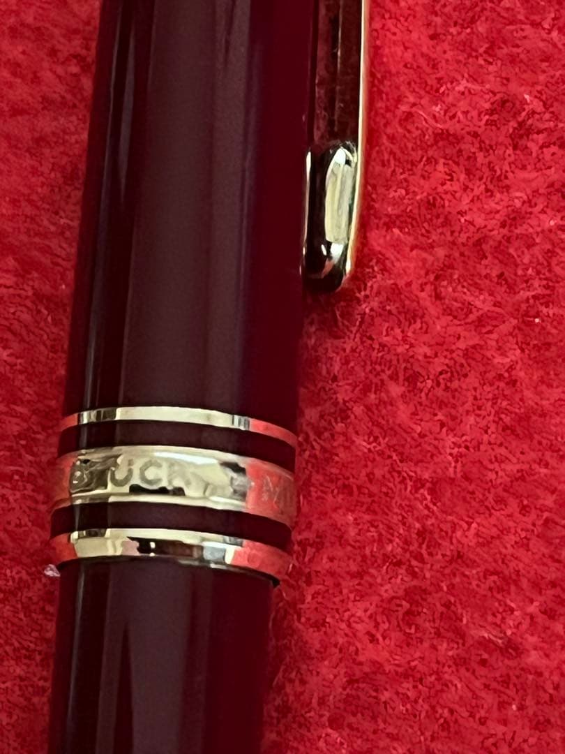 モンブランボールペン マイスターシュテュック ボルドー❗️未使用リフィル付‼️