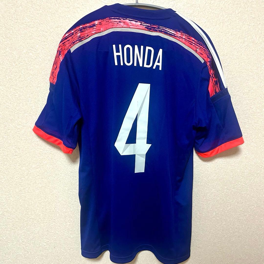 【正規品】日本代表 2014 ブラジルW杯 本田圭佑 ホーム 新品タグ付き M