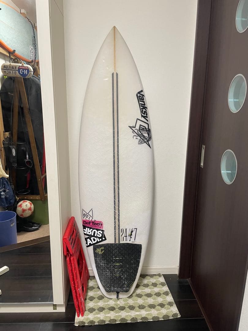 手渡し　ジャスティスサーフボード　TOPO 5‘8 28.9L