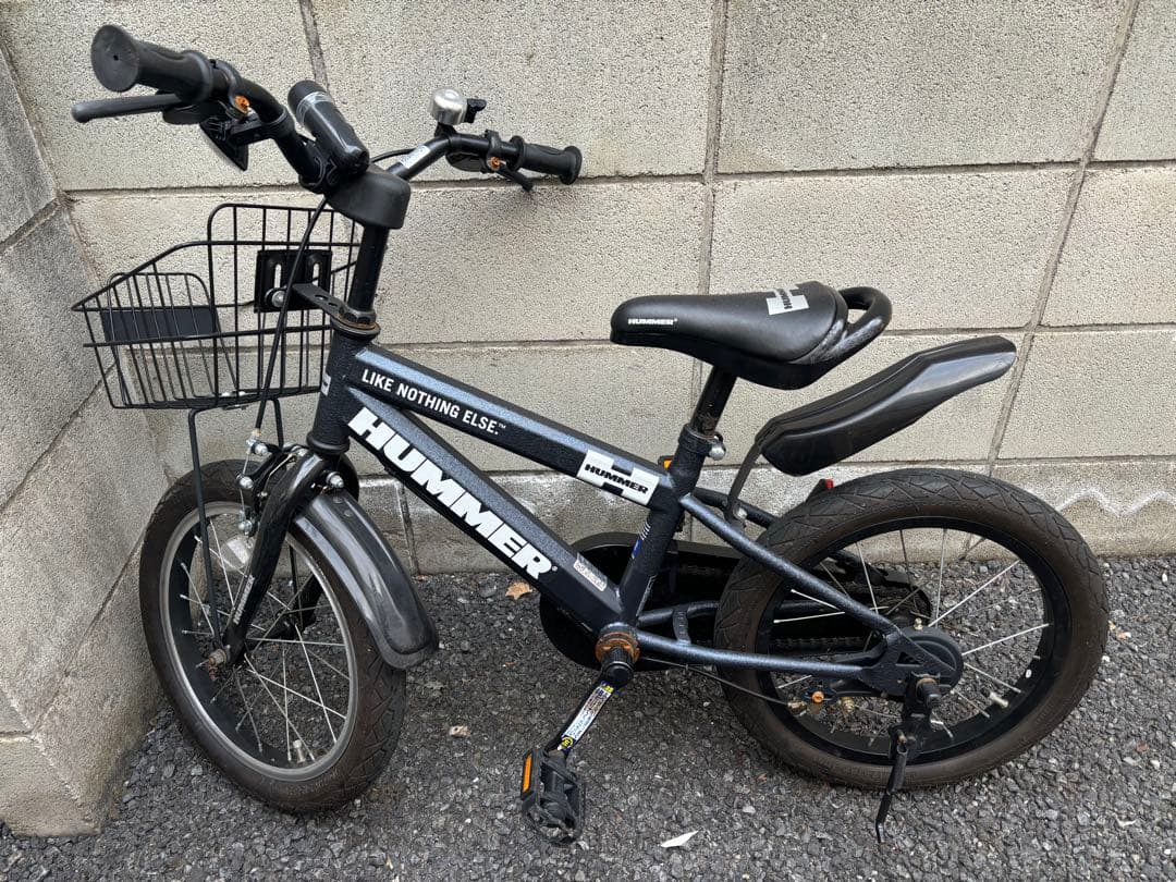 HUMMER 16インチ キッズバイク ブラック