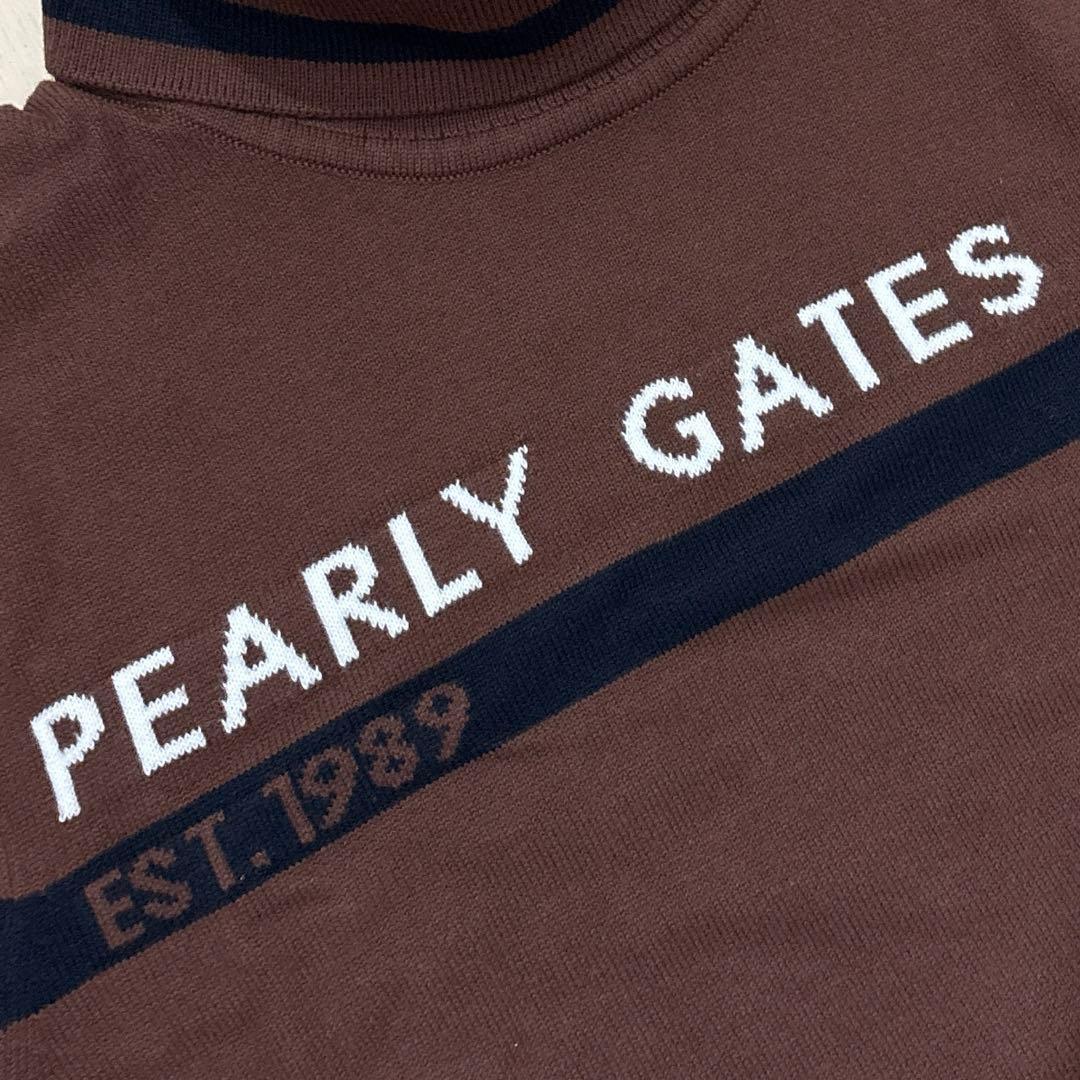 パーリーゲイツ☆新品 ソフトタッチハイネックニット プルオーバー レディースにも