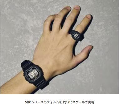 G-SHOCK nano 5600 SERIES DWN-5600-1JR（黒）