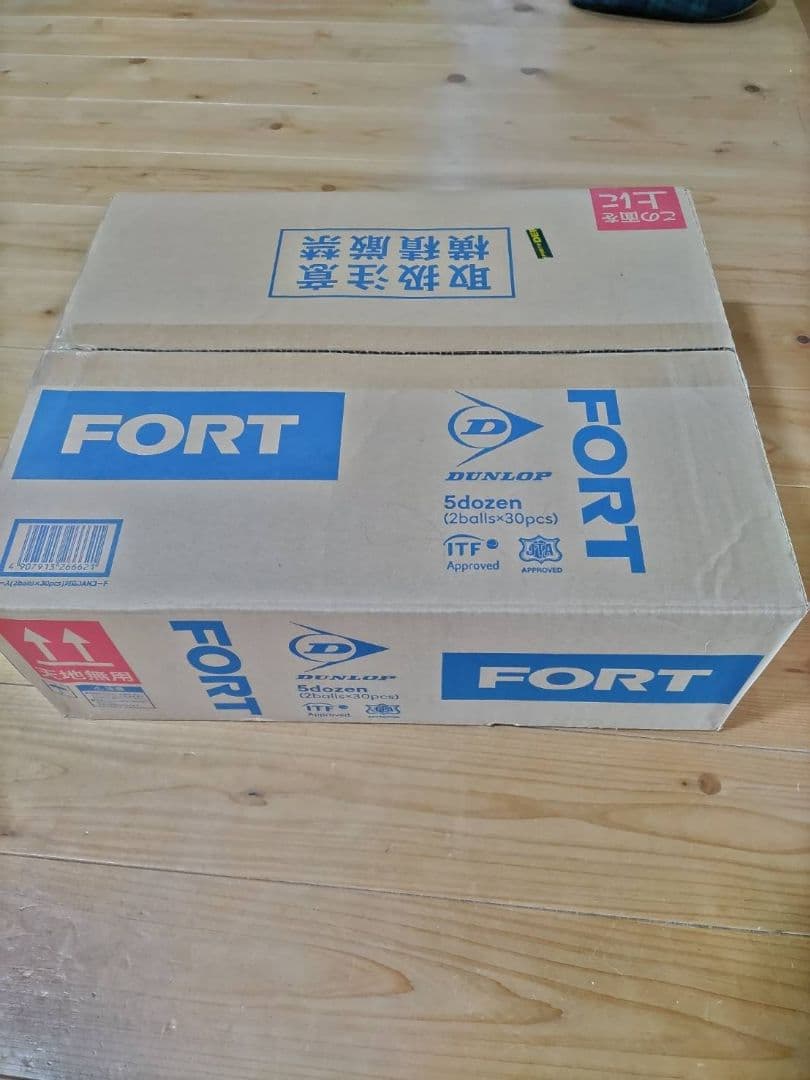 DUNLOP ダンロップFORT フォート 2個入1箱 30缶/60球 新品