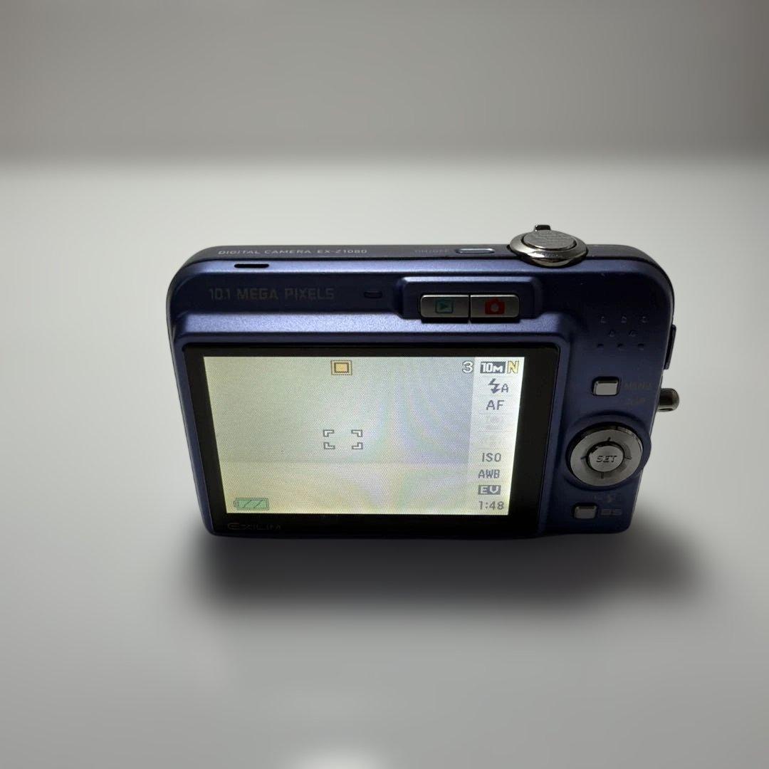 【説明書・充電器付き】CASIO コンデジ　EX-Z1080 パープル