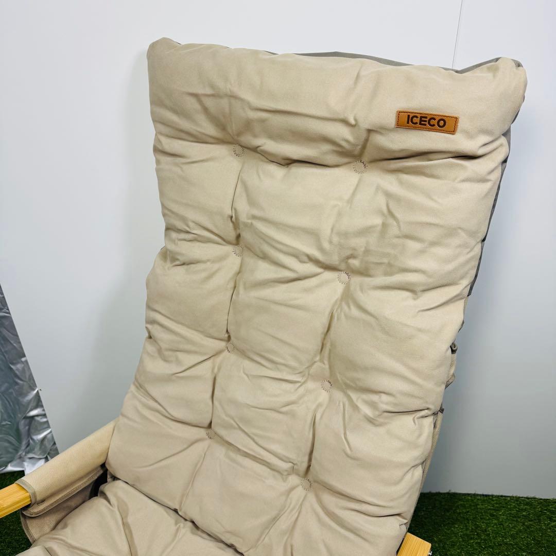 美品セット ICECO 折りたたみアウトドアチェア　クッションカバセット 2脚