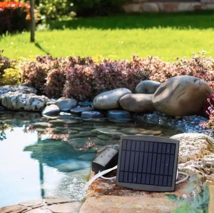 【❤ソーラー充電式で電気代0円♪❤屋外の魚の水槽・魚釣りに最適❣】水中ポンプ