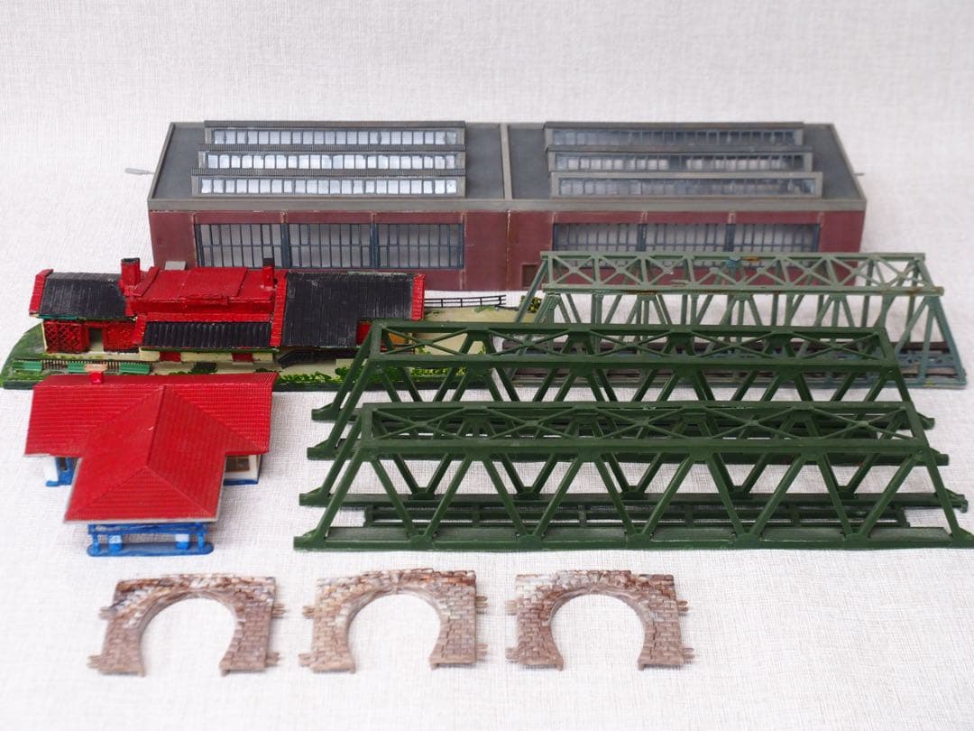 Nゲージ 建物 ストラクチャー セット ジオラマ用 C
