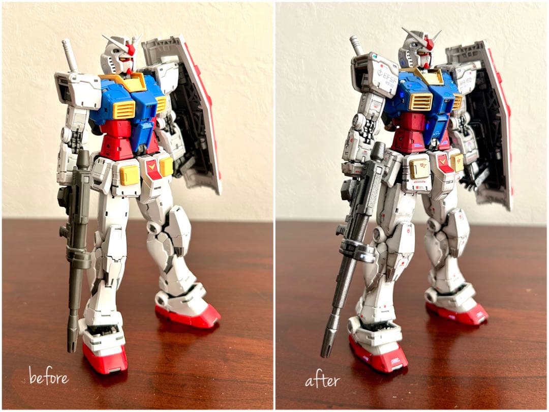 【ガンプラ】 塗装済み完成品　RG RX-78-2 ガンダム Ver.2.0