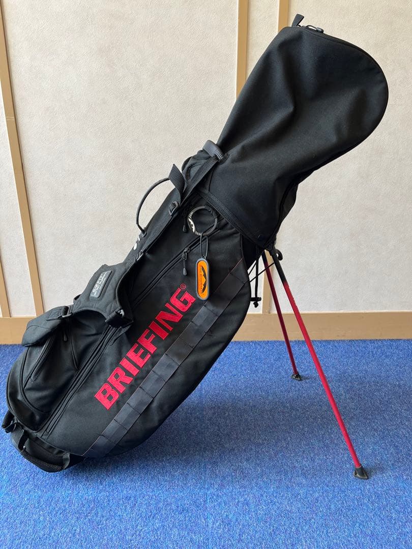 BRIEFING スタンド式ゴルフバッグ ブラック