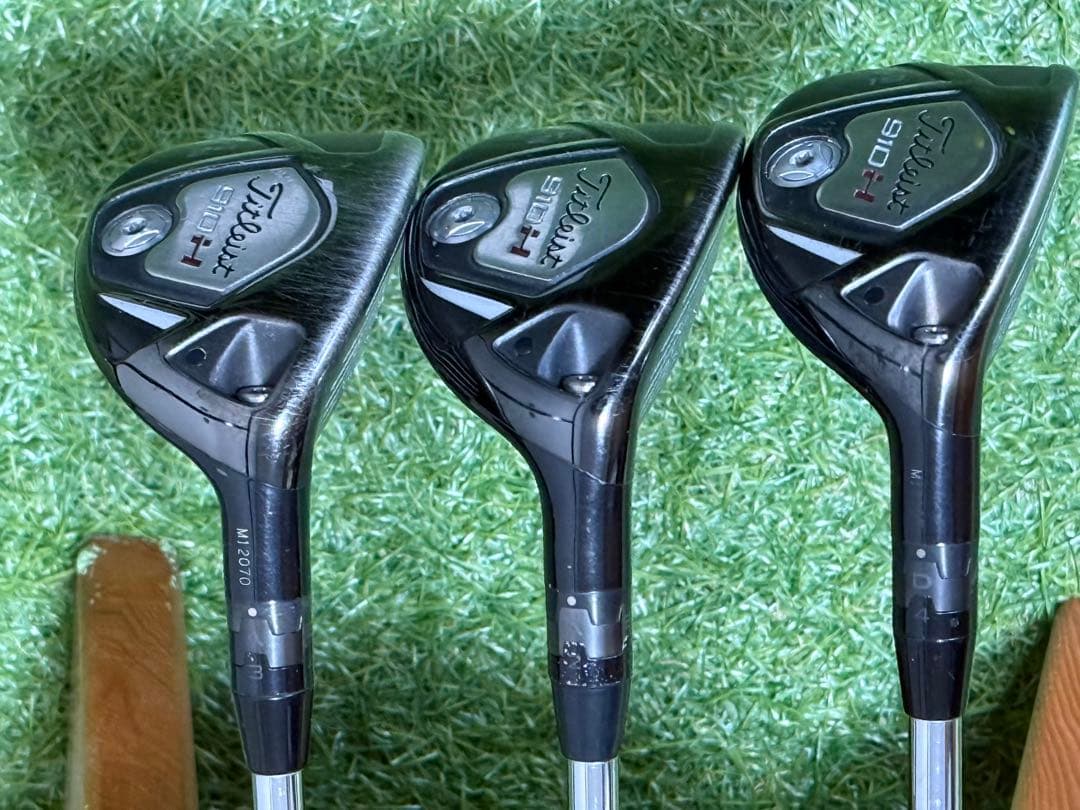 タイトリスト910H ユーティリティ×3本(19°、21°、24°)