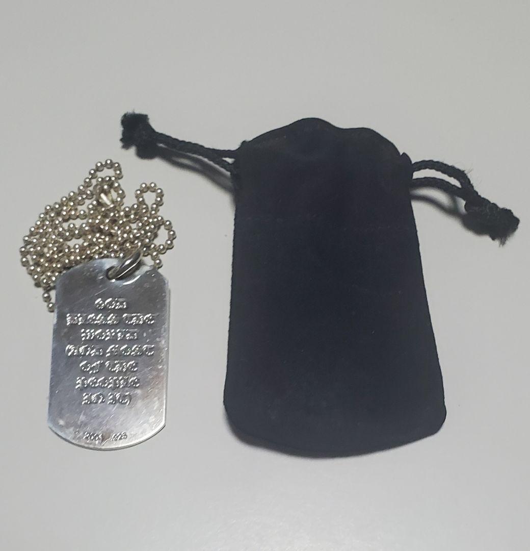CHROME HEARTS ドッグタグネックレス　ゴッドブレス ザ ワールド
