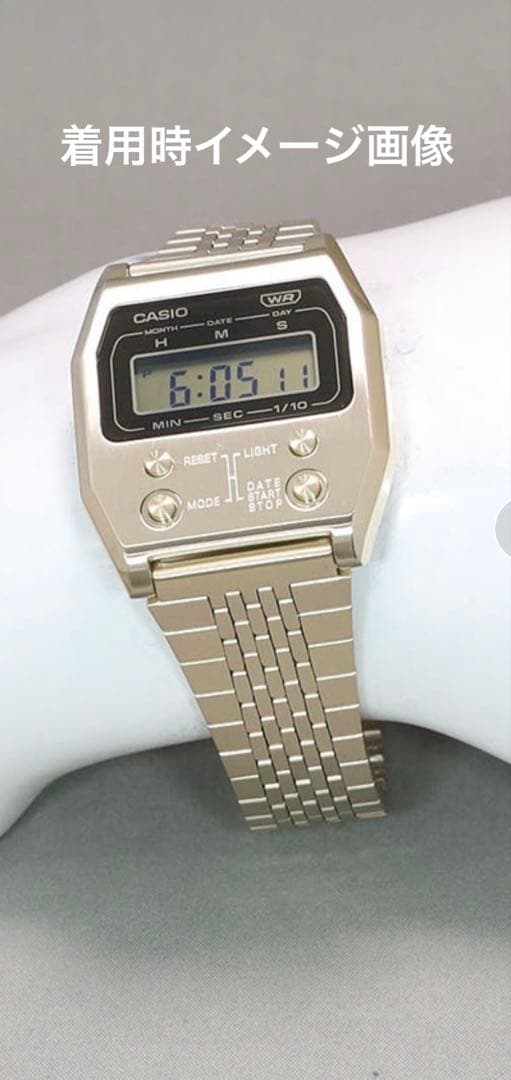 CASIO A1100G-5JFゴールド レトロフューチャーほぼ未使用品