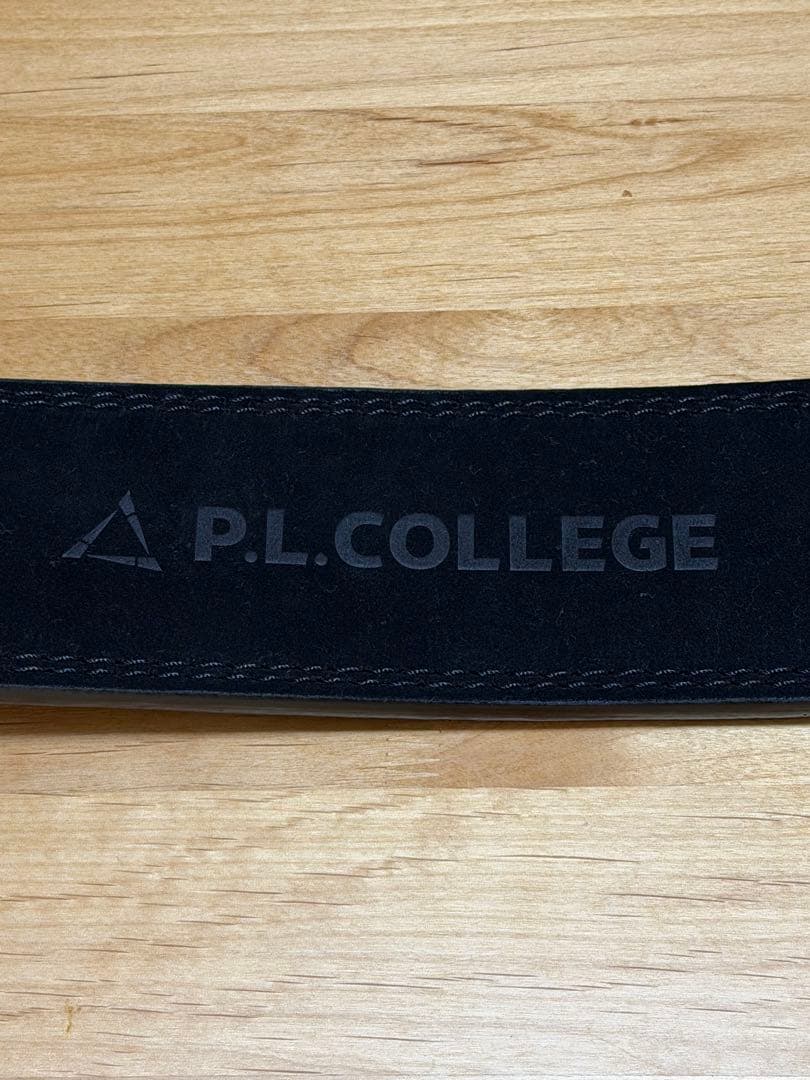PL.COLLEGE トレーニング・パワーベルト ブラック