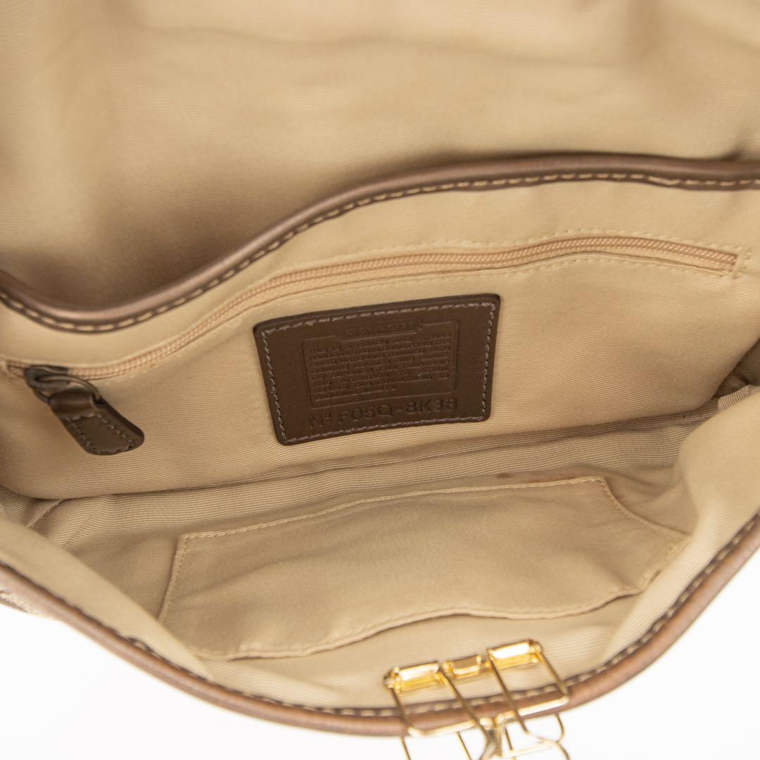 A145【COACH／コーチ】ソーホー　ハンドバッグ　ワンショルダー　シグネチャ