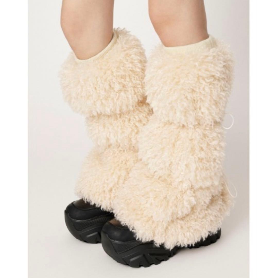 SLY スライ フェイクファー レッグウォーマー