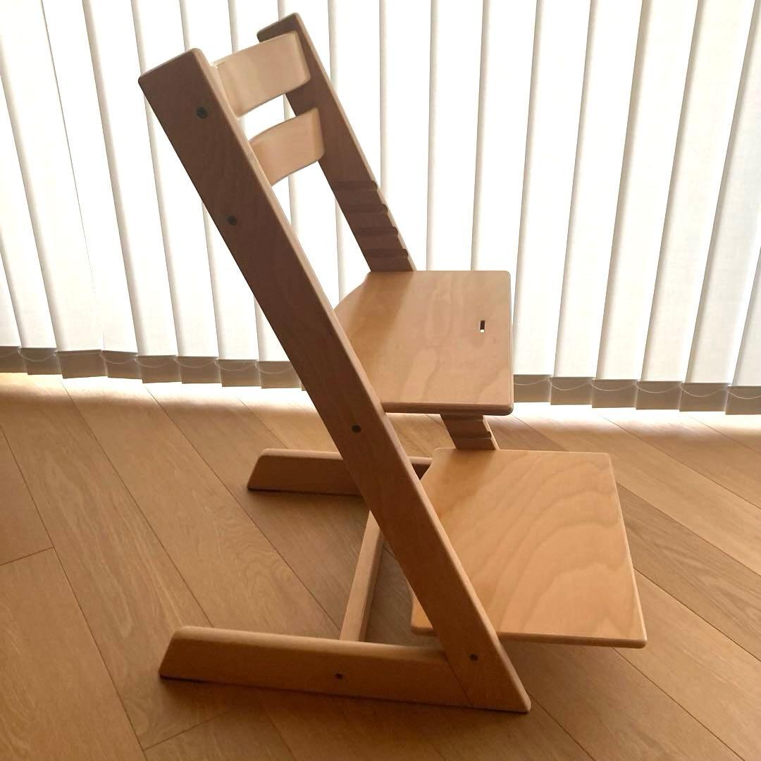 【STOKKE】ストッケ　トリップトラップ　チェア　ナチュラル　旧式　取説付