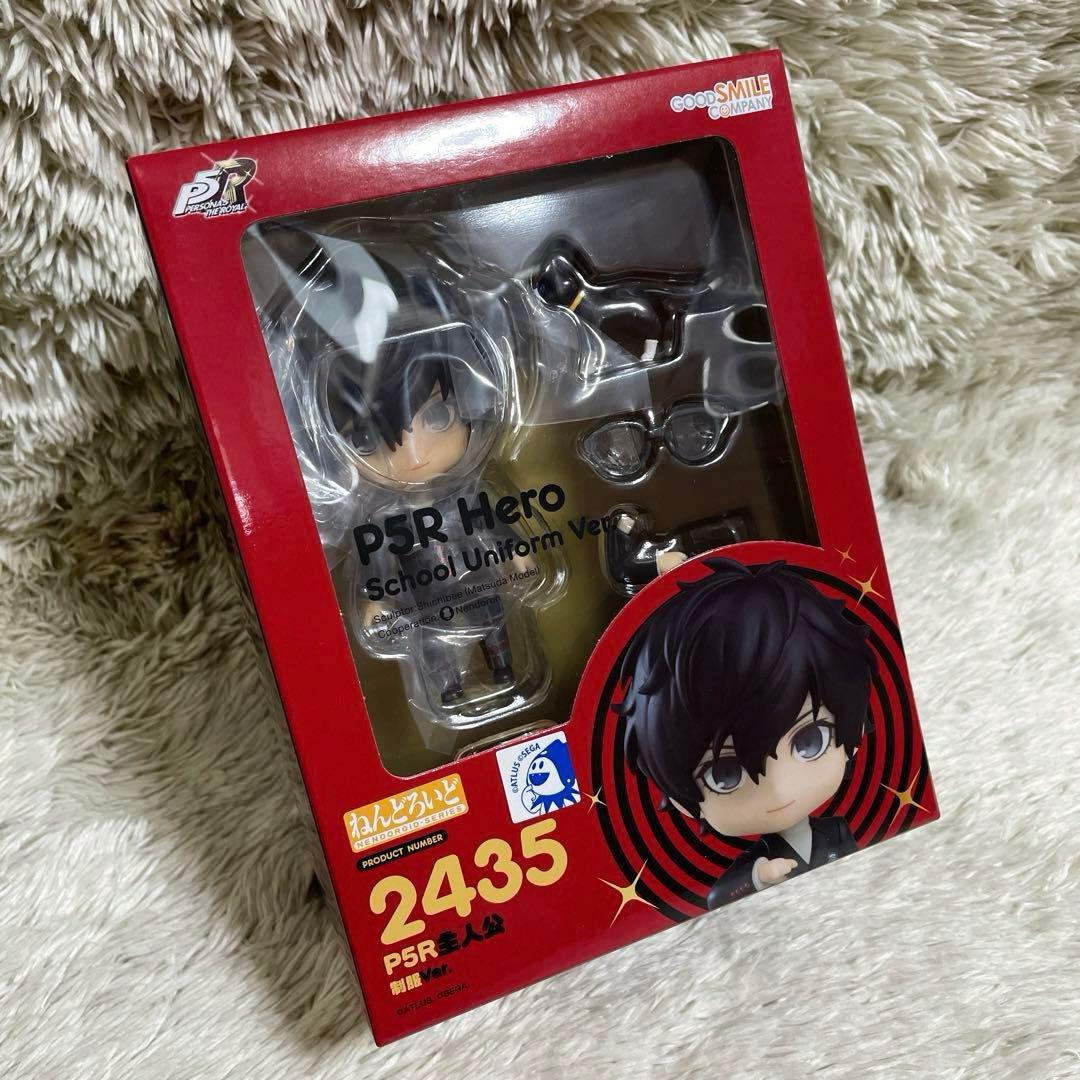 新品未開封 ねんどろいど ペルソナ5 P5S 主人公 制服 ジョーカー 雨宮 蓮