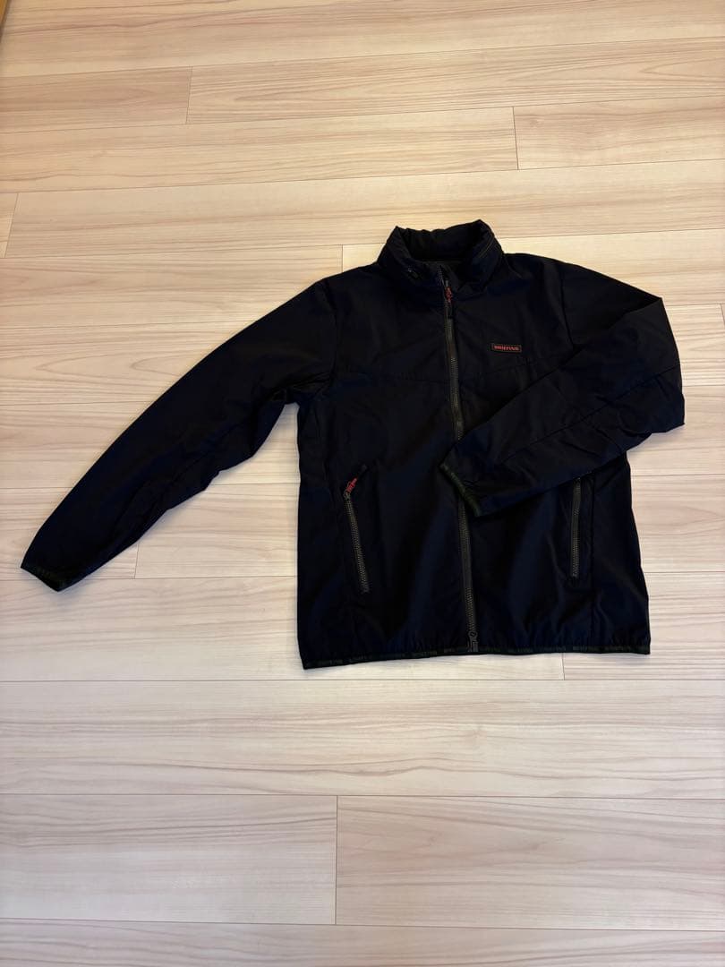 BRIEFING GOLF フード付きナイロンジャケット ブラック