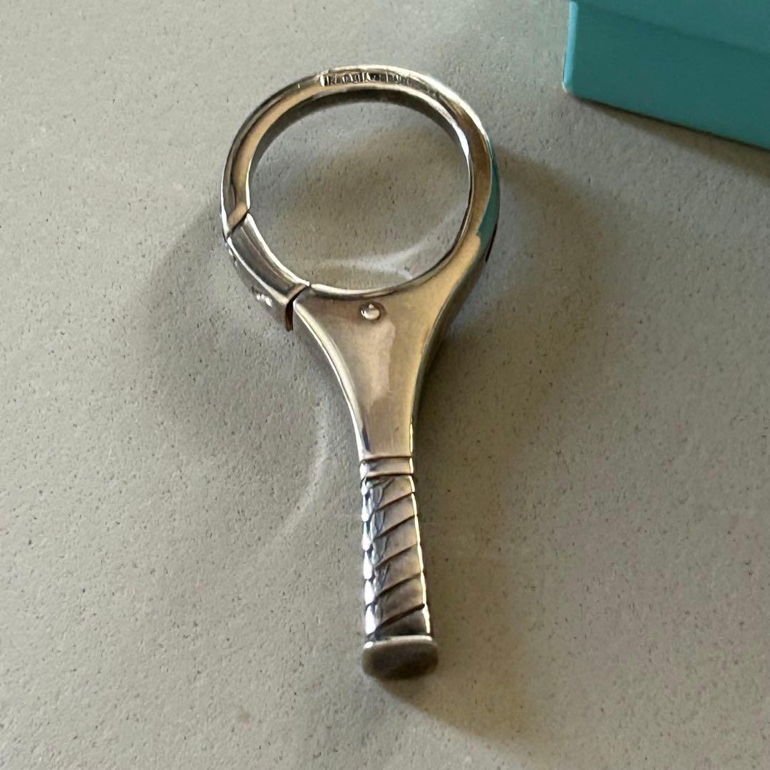 1*1様 TIFFANY&Co. ティファニー　キーリング テニスラケット　シル