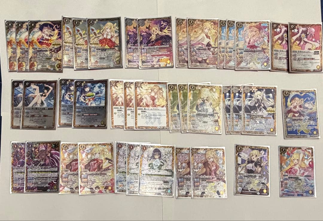 バトスピ レイオーバデッキ スリーブ付き