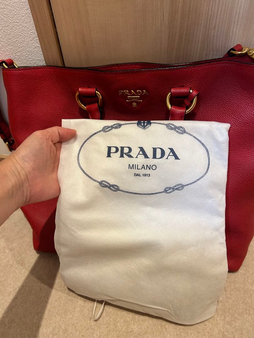 美品❣️プラダバック