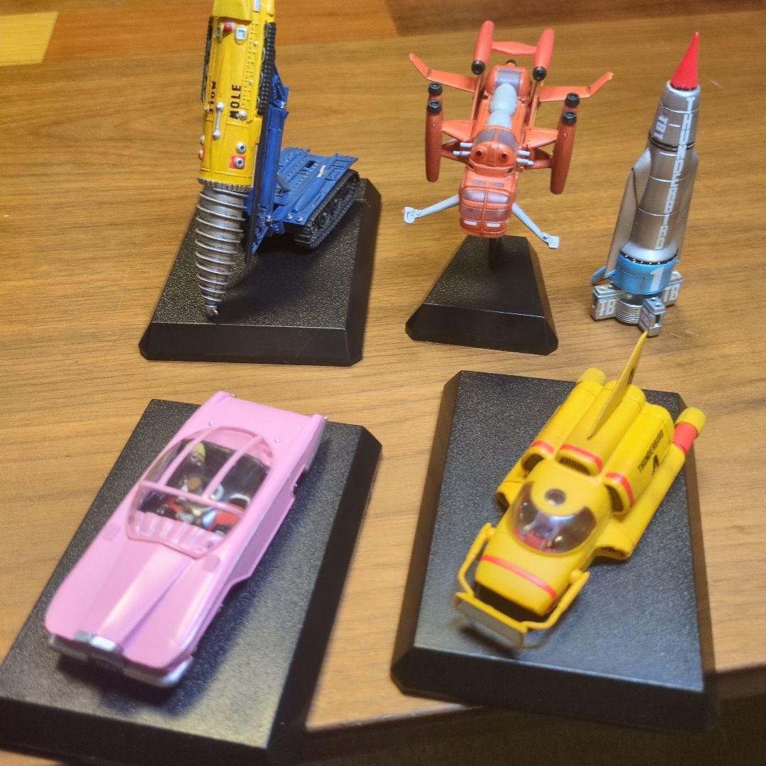 サンダーバード ミニカー5個セット