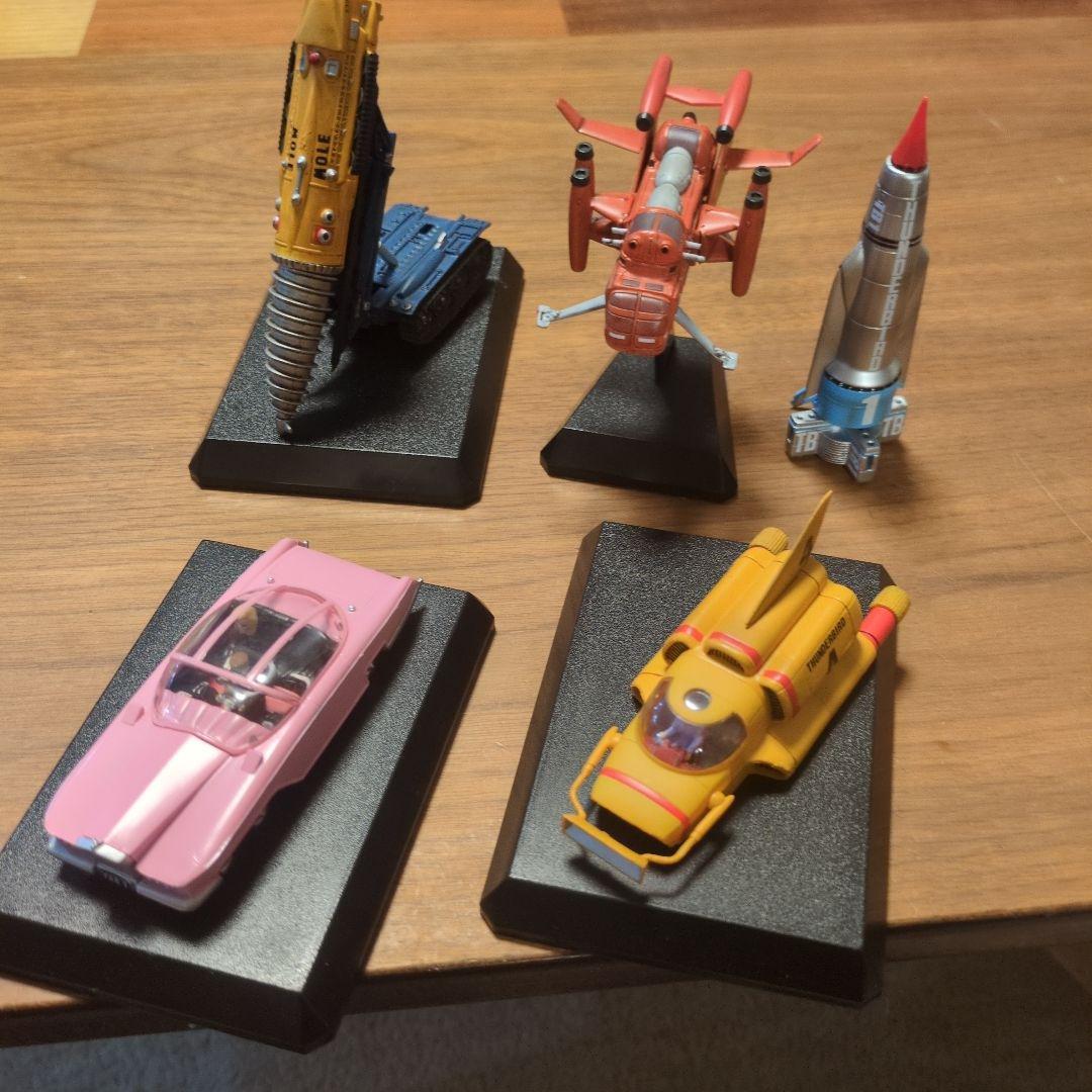 サンダーバード ミニカー5個セット