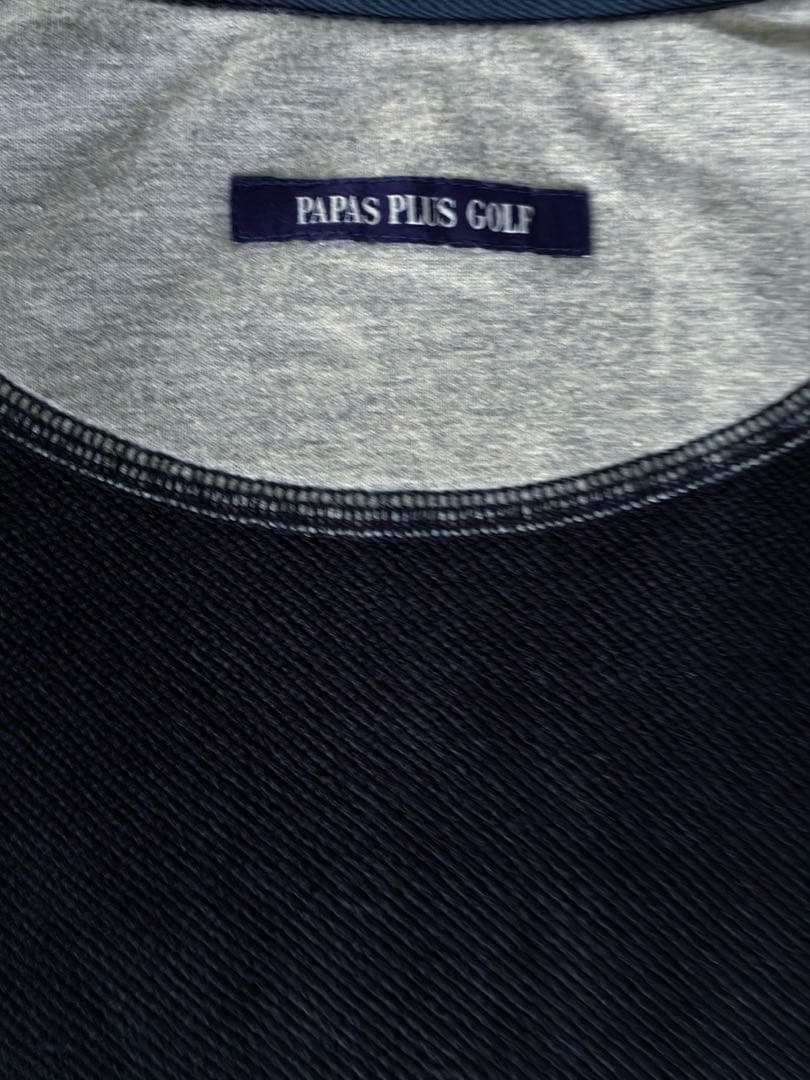 PAPAS PLUS GOLF フルジップトラックジャケット（NAVY／S）