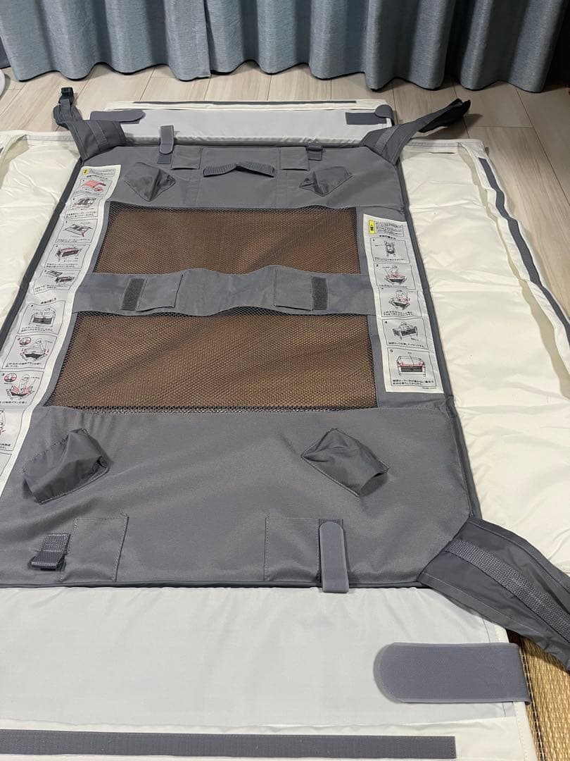 ApricaココネルエアープラスAB ベビーベッド グレー