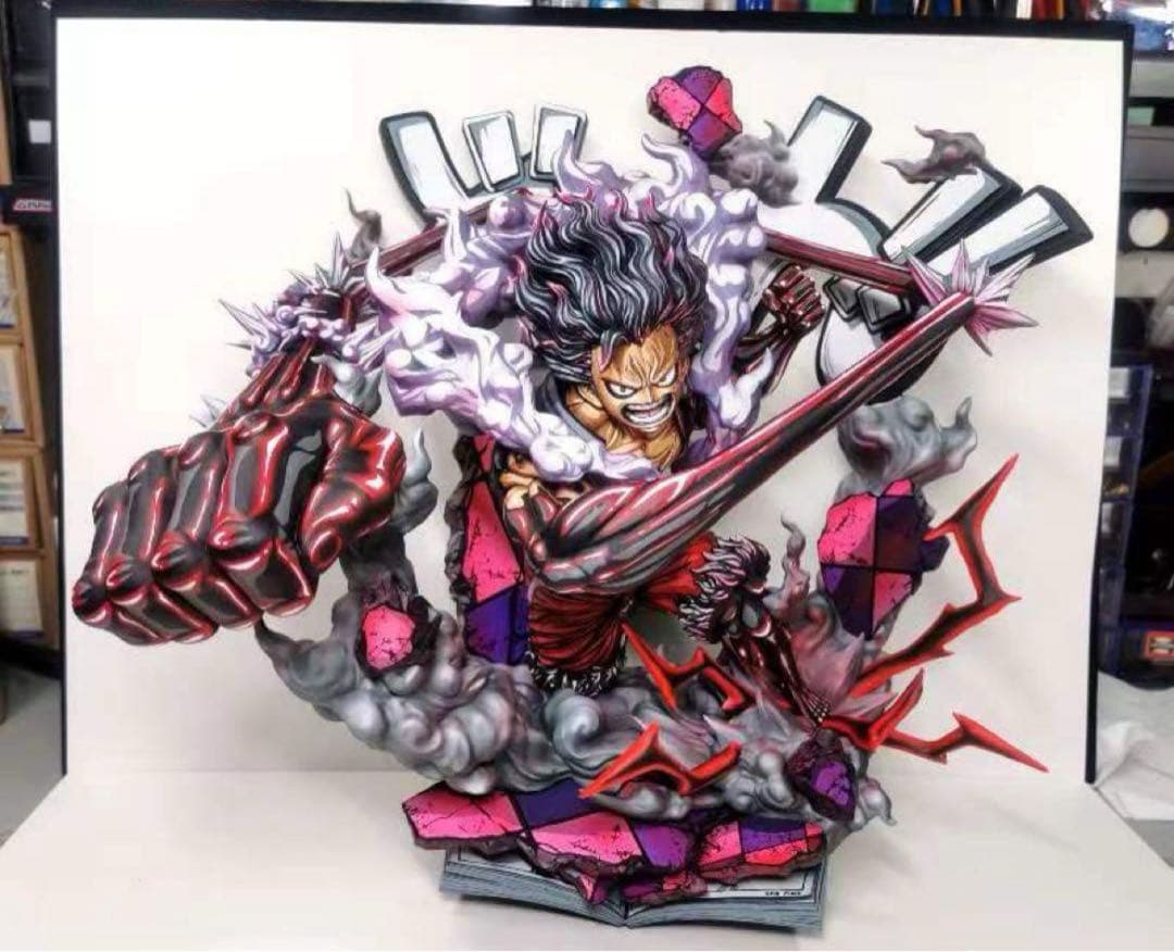 【新品】ワンピース ルフィ スネイクマン ギア4 フィギュア ガレージキット