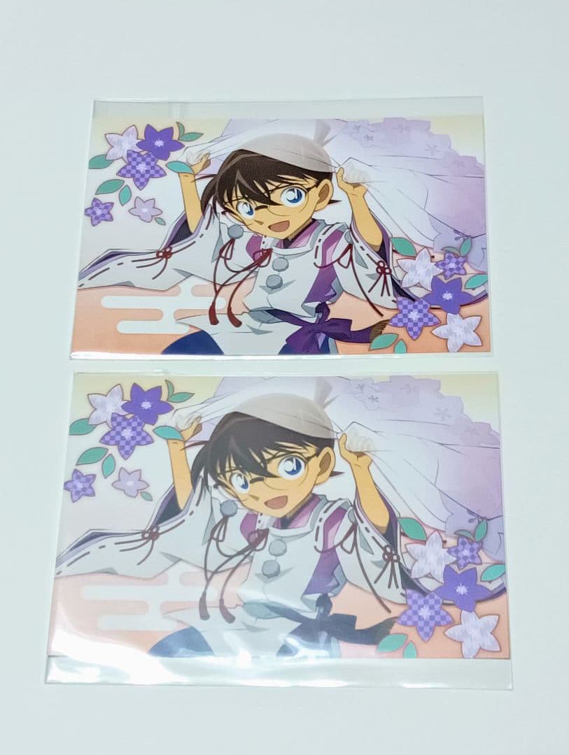 名探偵コナン 秋の華和装 江戸川コナン 18点セット スパークル缶バッジ含む