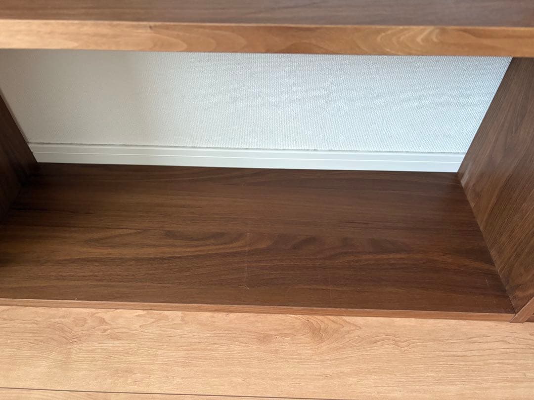 無印良品　スタッキングシェルフ ３段　ウォールナット