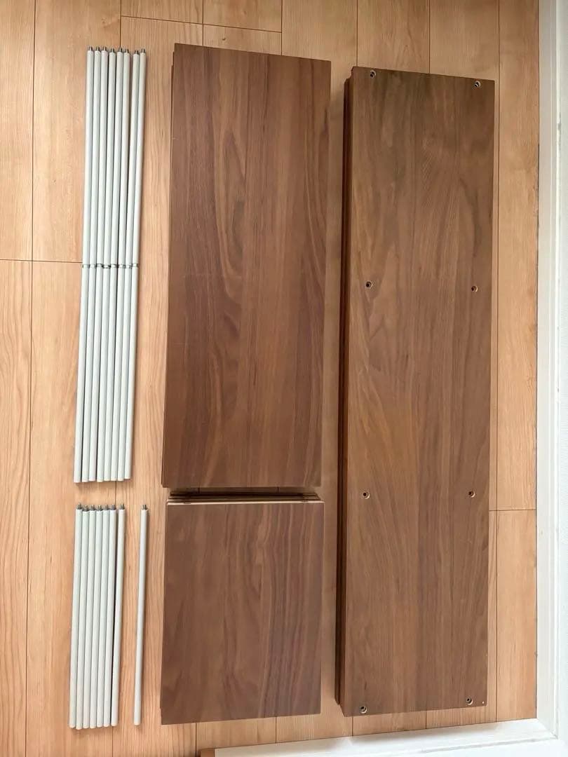 無印良品　スタッキングシェルフ ３段　ウォールナット