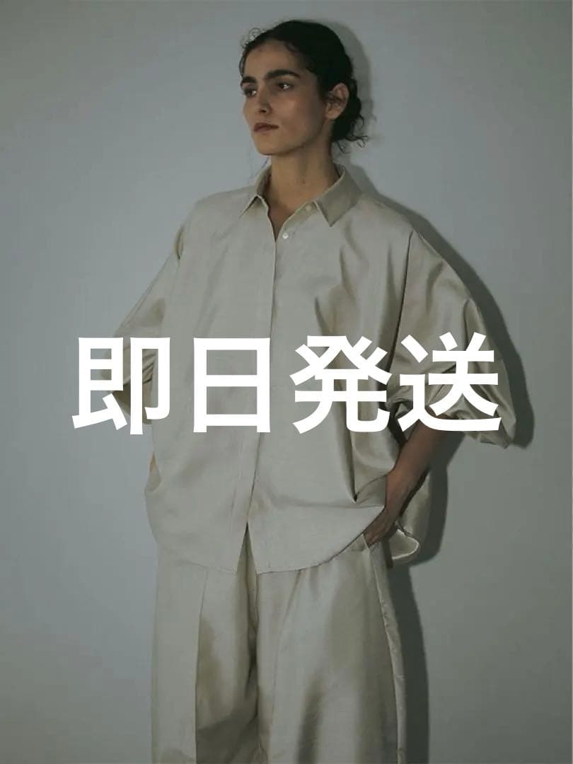 etre tokyo デザインカフスシャンタンシャツ