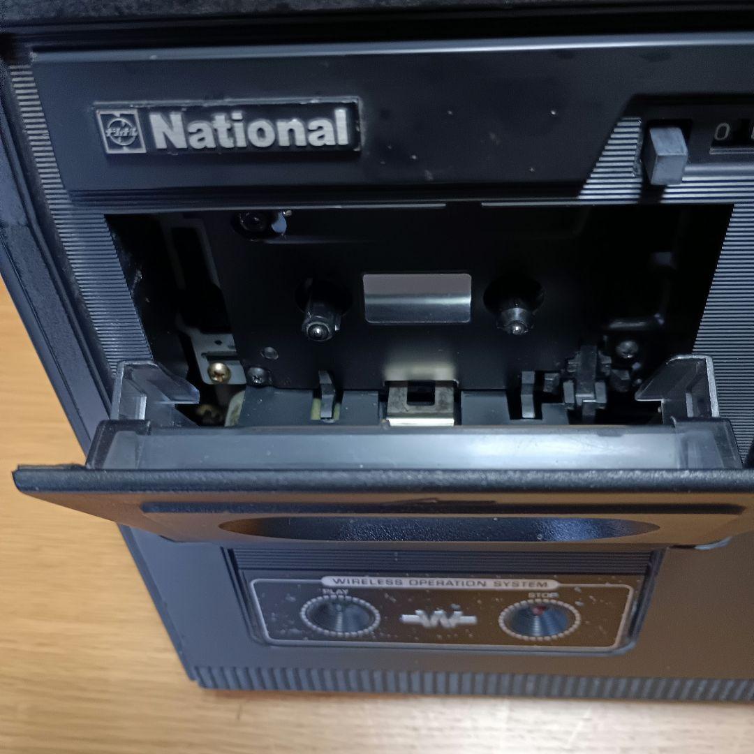 ラジカセ　ナショナルRQ-556　【整備、動作品】