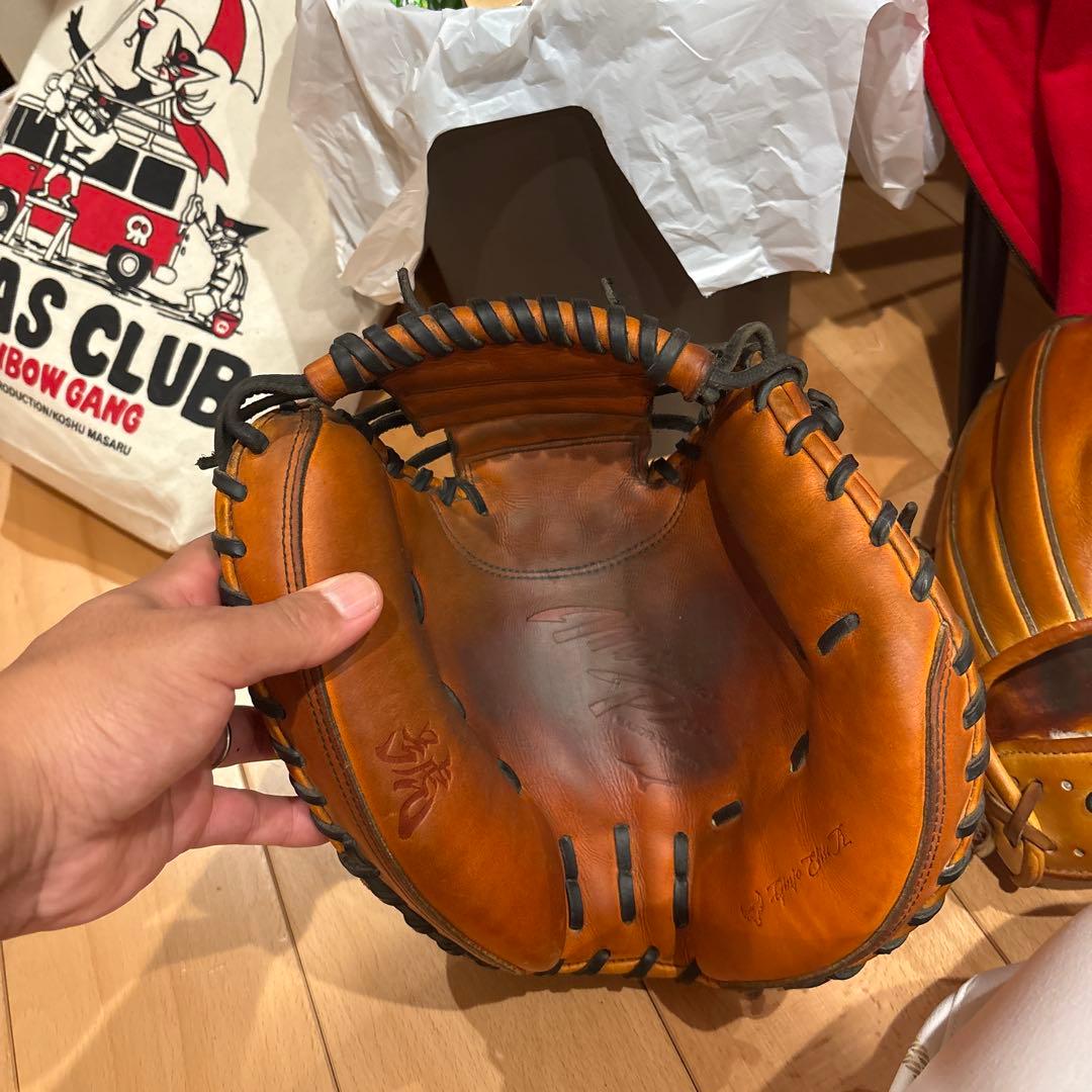 ミズノプロ　軟式用　號　キャッチャーミット　BD型