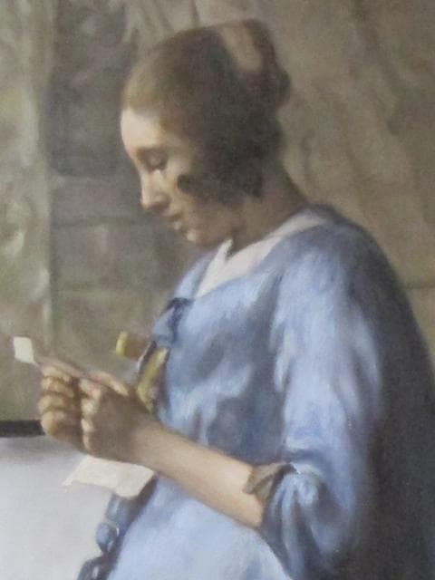 青衣の女（フェルメール模写）