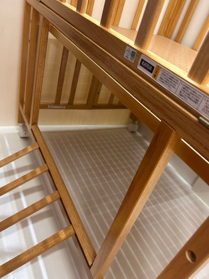 カトージ　ベビーベッド　折りたたみ　ミニ