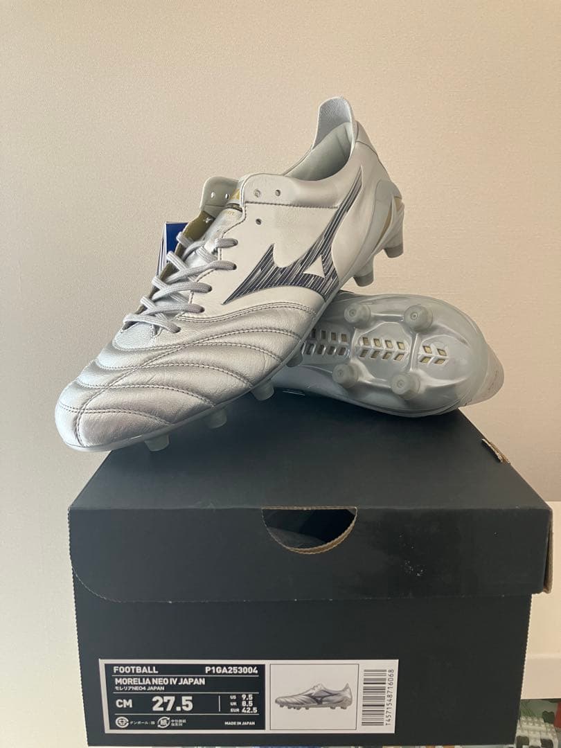 Mizuno モレリア NEO 4 JAPAN 27.5 cm シルバー