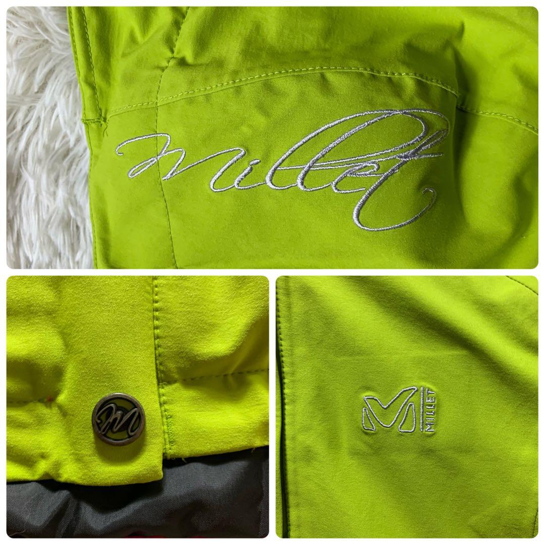 美品■MILLET ミレー スキーウェア グリーン S