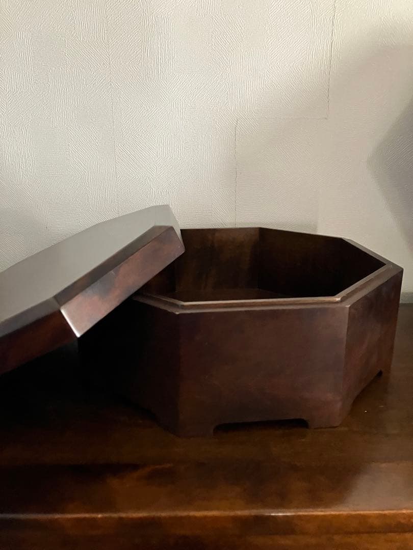 星野民藝8角形茶器等　小物入れ