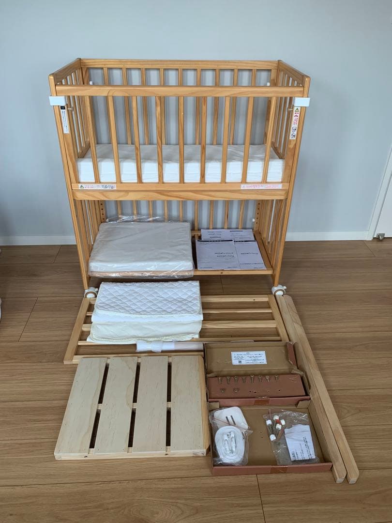 そいねーる＋ロング　ベビーベッド マットレス付 yamatoya（大和屋））