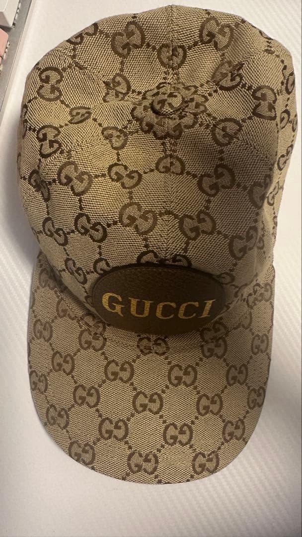 GUCCI グッチ GGキャンバス キャップ Lサイズ59cm