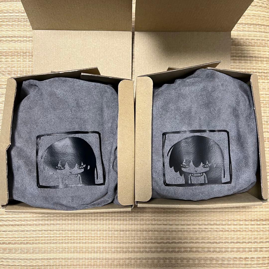 アート鉢 by カメ子カメ男 ダークグレー ライトグレー